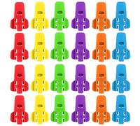 XPEX 24 Pièces Plastique Ouvre Canette,Ouvre Boîte Manuel Facile Boîte de,Pour Canettes en Aluminium Cola, Bière, Soda, Boissons,Multifonctionnel, Pour Sceller les Boissons