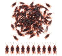 XPEX 50 Pièces Cafard Farce et Attrape Insectes en Plastique Fausses araignées réalistes en Plastique pour Halloween pour Enfants et Adultes Décoration de fête