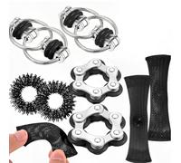 XPEX 8 Pièces Fidget Toys Set, Fidget Toys Anti Stress,Tdah Enfant Outils, Fidgets Anti Stress pour Adultes, Enfants, Tdah, Autisme (Noir) (Noir)