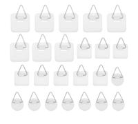 XPEX Lot de 24 crochet adhesif mural Crochets Adhésifs Invisibles, Accroche Tableau Adhesif, Accroche Tableau Mural sans Percer, Support Tableau Mural pour Accrocher des Photos, des Peintures