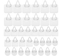 XPEX Lot de 36 crochet adhesif mural Crochets Adhésifs Invisibles, Accroche Tableau Adhesif, Accroche Tableau Mural sans Percer, Support Tableau Mural pour Accrocher des Photos, des Peintures