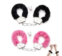 XPEX Menottes en métal avec 2 clés, menottes pour jeu de rôle de Police, accessoires de photographie pour enfants