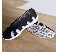 XPF Chaussures d'arts Martiaux Bouddhiste Kung Fu Tai Chi Qi Gong Formateur Chaussures Wing Chun Chaussures Semelle en Caoutchouc,Black-43