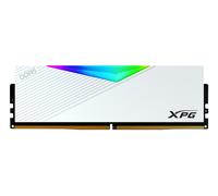 Barrette mémoire 16Go DIMM DDR5 Adata XPG Lancer RGB 7200MHz (Blanc)