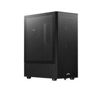 XPG Valor Mesh (boîtier Compact ATX Mid-Tow, Design de Panneau Avant en Mesh, Panneau latéral en Verre trempé de 3 mm, 4 Ventilateurs préinstallés de 120 mm)