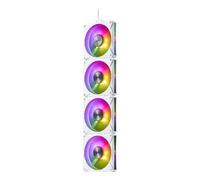 XPG Ventilateur HURRICANE MAG 120 120mm ARGB PWM 4er Pack WH