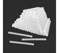Xpieoyrm 100 pièces Bâtons de Colle pour Pistolet à Colle Chaude, 150mm de Long x 7mm de Diamètre, Bâton de Colle Chaude Transparents, Séchage Rapide pour Bricolage, Artisanat, Réparations