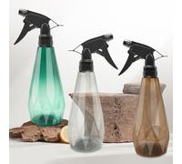 Xpieoyrm 3 Pièces 500ml Vaporisateur Bouteilles Vide Rechargeable, Vaporisateur Vide,Brumisateur Rechargeable, pulvérisateur à gâchette réglable avec paramètres de flux, pour Nettoyage Cuisine