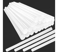 Xpieoyrm 30 Pièces 11 x 300 mm Bâtons de Colle Chaude, Adhésif Transparent pour Pistolet à Colle Chaude, Séchage Rapide, Bâtonnets de Colle Chaude pour Projets Bricolages, Réparations et Joint