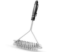 Xpieoyrm Brosse Nettoyage Barbecue, Brosse Barbecue en Acier Inoxydable, Brosse Metallique Grille BBQ, avec Poignée Thermo-Isolante, pour Nettoyer Rapidement und Efficacement Les Grils