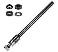 XPJBKC Axe enfichable pour remorque de vélo, M12 x 1,75 (160-178 mm), longueur de tige réglable, montage rapide, adaptateur d'essieu enfichable, robuste et léger, compatible avec Thule, Qeridoo