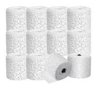 XPJBKC Bande de Platre, 12 Rouleaux de 5cm x 270cm Bande Platre en Tissu, Moulage Ventre Femme Enceinte, Rouleaux de Plâtre à Séchage Rapide, Bande de Platre pour Moulage Cadeau Enceinte