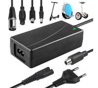 XPJBKC Chargeur Trotinette Electriqu, 42V 2A Chargeurs de Scooter avec 4 Connecteurs Universel Chargeur, Trottinette électrique, Chargeur de Batterie pour Batterie Scooter électrique,Hoverboard (EU)