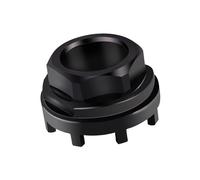 XPJBKC Outil de verrouillage de vélo, outil de pédalier de vélo, outil de roulement intérieur avec anneau de verrouillage 8 dents, compatible avec Shimano SRAM ISIS 8 niveaux de palier intérieur, noir