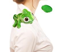 XPJBKC Peluche Pascal, Peluche D'épaule Pascal, Peluche Caméléon Magnétique, pasca-l Doudou D'épaule, Peluche Caméléon sur l'épaule pour Les Enfants Adultes Fans