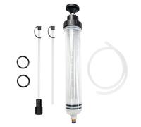 XPJBKC Seringue a Huile 500 ML, Huile Aspiration Seringue avec 2 Tuyaux, Extracteur de Liquide et Pompe de Remplissage pour Liquide de Frein, H-uile de Transmission et L-iquide de Refroidissement