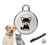 XPJBKC Tractive Tracker GPS pour chat, mini traceur de chien avec collier, traceur GPS Tractive pour chats, étanche, suivi de la localisation en temps réel des chiens et des chats