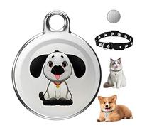 XPJBKC Tractive Tracker GPS pour chat, mini traceur pour animaux de compagnie, avec collier, traceur GPS Tractif, étanche, suivi de la localisation en temps réel des chiens et des chats