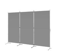 XPJYUA Écran d‘intimité pour Balcon Cloison de séparation pièce à Panneau 3/4 6 Pieds Haut, cloison autoportante Pliable, 102 po Largeur x 20 Profondeur 71 Hauteur(Grey,4 Panel)