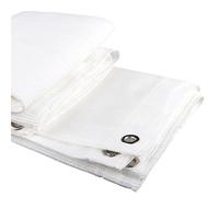 XPJYUA Écran d‘intimité pour Balcon Écran de sécurité et confidentialité for Balcon Blanc for pavillon Jardin(50cm Eyelets,1.2m x 5m)