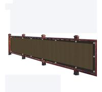 XPJYUA Écran d‘intimité pour Balcon Filet de clôture d'intimité for Balcon, abri Jardin, Gazebo extérieur, Voile d'ombrage for terrasse(0.9x3meter(Coffee))