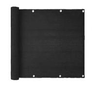 XPJYUA Écran d‘intimité pour Balcon Filets de Protection confidentialité pour Balcon, Pare-Soleil Professionnel à Faire soi-même, abri en Mesh pour Jardin extérieur(Black)