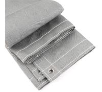 XPJYUA Écran d‘intimité pour Balcon Hauteur 0,8 m-1,2 m 3 Pieds Balcon Terrasse Clôture Sécurité Filet de confidentialité Couverture Jardin Filets clôture(Gray,0.9mx3.6m)