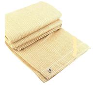 XPJYUA Écran d‘intimité pour Balcon Hauteur 0,8 m-1,2 m 3 Pieds Balcon Terrasse Clôture Sécurité Filet de confidentialité Couverture Jardin Filets clôture(Beige,1mx1meters)