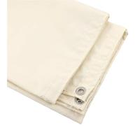 XPJYUA Écran d‘intimité pour Balcon Voile de clôture imperméable 300D for Balcon, Balustrade, écran confidentialité, Pare-Vent for terrasse(White - 50CM,1x4m)