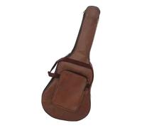 XPJYUA Étui pour Guitare Housse de Transport for Guitare Acoustique Classique 40'' 41'', étui Souple en Cuir PU(Brown)