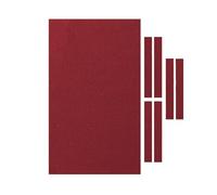 XPJYUA Housse de Protection en Feutre for Table Billard 2,4 m Nappe de Billard(Red,9ft (2.8MX1.45M))