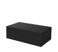 XPJYUA Housse De Protection Imperméable For Coffre Terrasse, For Meubles Jardin, Contre La Pluie Couverture de Coffre de Terrasse(Black,90 * 210cm)