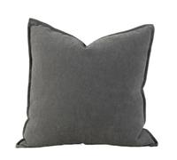 XPJYUA Housses de Coussin en Chenille Housse de Coussin en Chenille à Chevrons, canapé, décoration lit, Accent Maison Confortable, Doux et(Char Gray,T60x60cm)