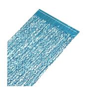XPJYUA Rideaux à Franges Rideau à Franges en Aluminium 1x2M, Rideaux muraux for décoration sous la fête(B Light Blue)