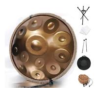 XPJYUA Tambour de handpan 432Hz/440Hz 12 Note handpan Tambour Instrument D Mineur 22 Pouces Yoga Musique Tambour for débutants méditation Acier Langue Tambour(12 Notes 440Hz)