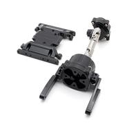 XPKHVZVLQ Kit de Plaque de Protection de Transfert de Transmission à engrenage planétaire en métal KYX, Mise à Niveau for Voiture à chenilles RC Axial SCX10-II 90046(Black Kit A)