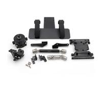 XPKHVZVLQ Kit de Plaque de Protection de Transfert de Transmission à engrenage planétaire en métal KYX, Mise à Niveau for Voiture à chenilles RC Axial SCX10-II 90046(Black Kit B)