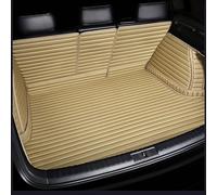 XPKLTXZW Tapis Coffre Voiture pour Audi RS6 2016-2023, EntièRement Entouré Bac de Coffre Cargaison Durable Housse Protection Antidérapant Moquettes Intérieur Accessoires,F/Beige