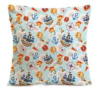 xpkvdsq Taie Oreiller 30x50cm Ancre Voilier Housse de Coussin en Microfibre de Lin Rectangulaire, Douceur Respirante,ne se déforme Pas Facilement, pour lit,Chaise Salon Voiture