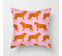 xpkvdsq Taie Oreiller 45x45cm Animaux Forêt Microfibre Premium Housse Coussin pour Coussins Canapé/Lit Tissu Super Doux Resistant et Lavable Anti-Acariens avec Fermeture éclair Invisible