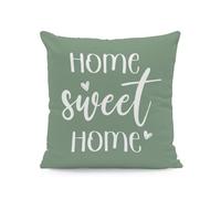 xpkvdsq Taie Oreiller 45x45cm Vert Microfibre Premium Housse Coussin pour Coussins Canapé/Lit Tissu Super Doux Resistant et Lavable Anti-Acariens avec Fermeture éclair Invisible