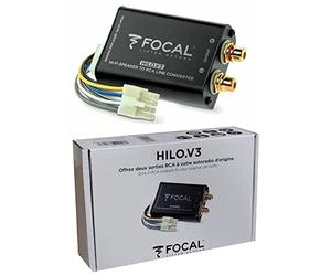 XPL 1 convertisseur Compatible avec Focal HILO.V3 convertit Le Signal stéréo amplifié en Deux Sorties RCA Bas Niveau pour amplificateur, 1 pièce