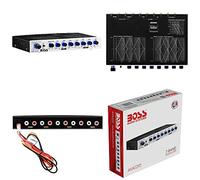 XPL 1 égaliseur Compatible avec Boss Audio Systems AVA1210 AVA 1210 processeur de Signal Actif croisé 7 Bandes Ultra Fin 2 Voies, 1 pièce