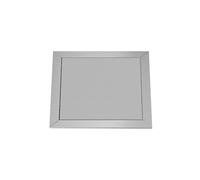 XPLKQXE Couvercles De Poubelle en Acier Inoxydable 304, Œillet Carré pour Couvercle De Comptoir Encastré, Couvercle De Poubelle À Encastrer pour Comptoir, Hôtels(Silver,200mm)