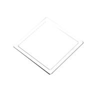 XPLKQXE Couvercles De Poubelle en Acier Inoxydable 304, Œillet Carré pour Couvercle De Comptoir Encastré, Couvercle De Poubelle À Encastrer pour Comptoir, Hôtels(Blanc,200mm)