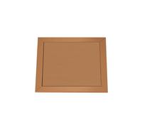 XPLKQXE Couvercles De Poubelle en Acier Inoxydable 304, Œillet Carré pour Couvercle De Comptoir Encastré, Couvercle De Poubelle À Encastrer pour Comptoir, Hôtels(Gold-B,220mm)