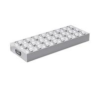 XPLKQXE Étagère À Épices, 2 Ou 3 Niveaux en Acier Inoxydable Support Organisateur D'épices, Présentoir Incliné pour Plan Travail Ensemble Contenants(Silver-B,95x36x12cm/4pcs)