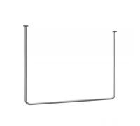 XPLKQXE Portants À Vêtements Suspendus Au Plafond, Cintres Muraux en Acier Inoxydable pour Présentation De Mariage, Étagères Tubulaires pour Vêtements De Magasin(150x120cm/59.1x47.2in)