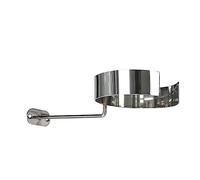 XPLKQXE Présentoir De Cols De Chemise À Hauteur Réglable, Support De Présentation pour Cols， Présentoir À Cols en Métal Magasin Vêtements Costume (Couleur : Silver-B, Taille : B)