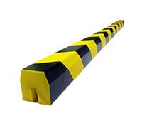 XPLKQXE Protecteur De Bord, Rayures Jaunes/Noires Haute Visibilité, Rembourrage en Mousse Résistant, Autocollant, Pare-Chocs De Sécurité De 100 Cm, Murs De Garage(Black+Yellow-100x4x4x1.2cm,10pcs)